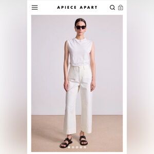 Apiece Apart Merida Pant in white
